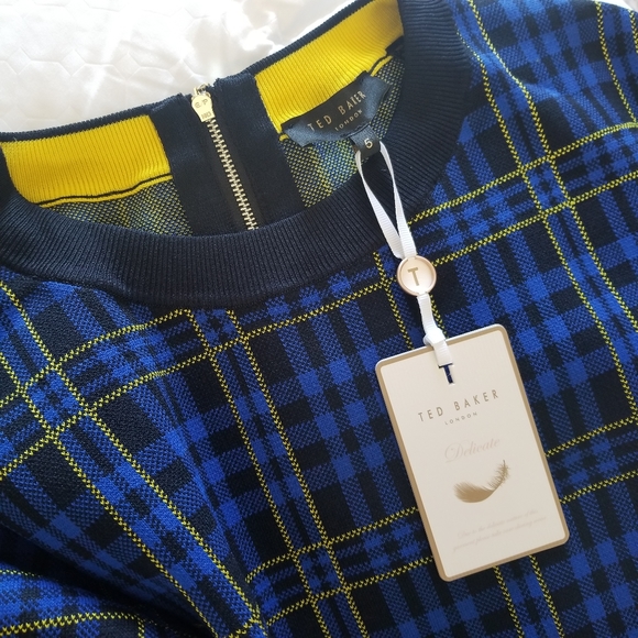 🍒NWT🍒 TED BAKER KNITTED SKATER DRESS - Picture 11 of 12